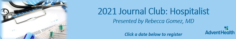 2021 Journal Club: Hospitalist Banner